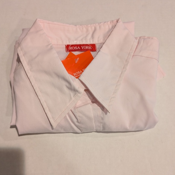 Rosa York Professional Attire Pink Button Down Top - Picture 4 of 8